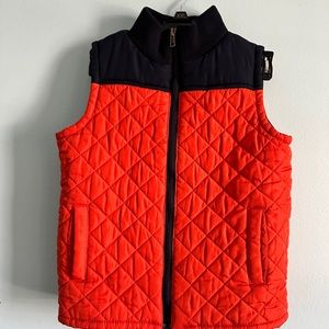 Gymboree Red and Black Quilted Vest